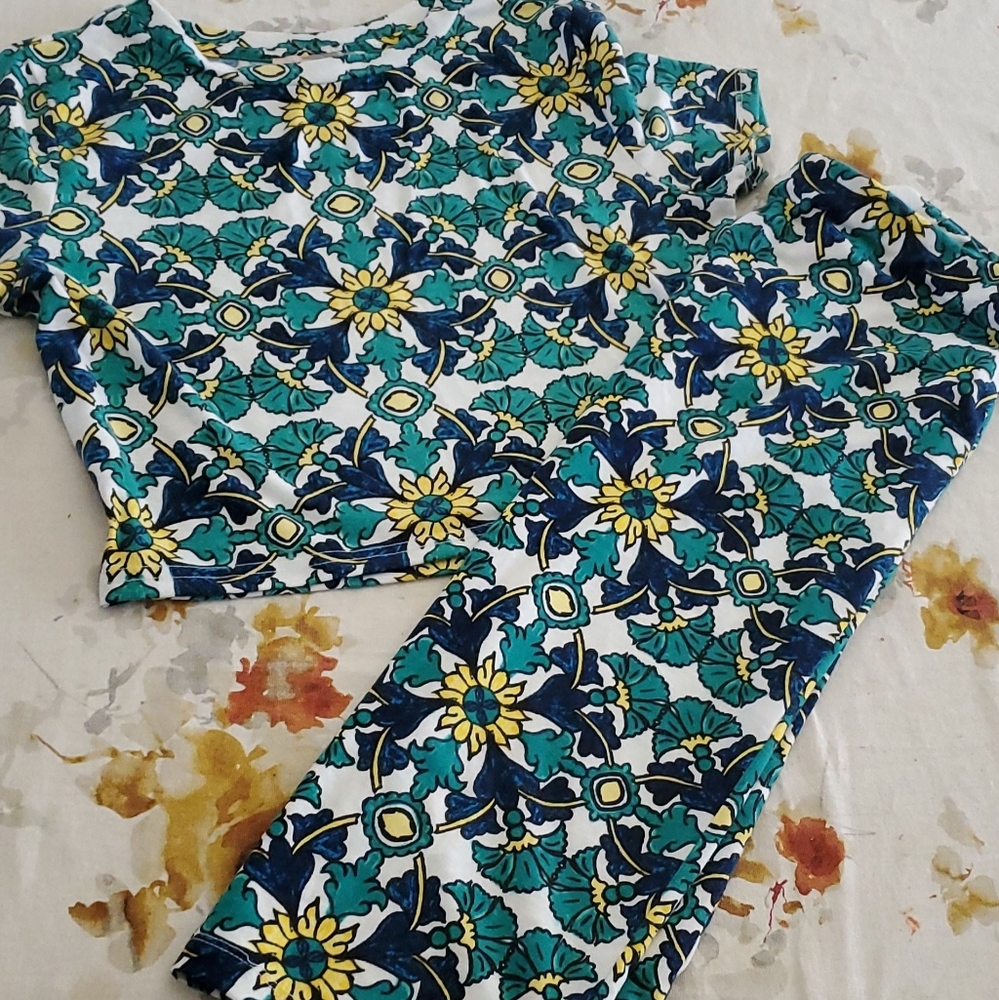 F21 Crop Top & Skirt Set